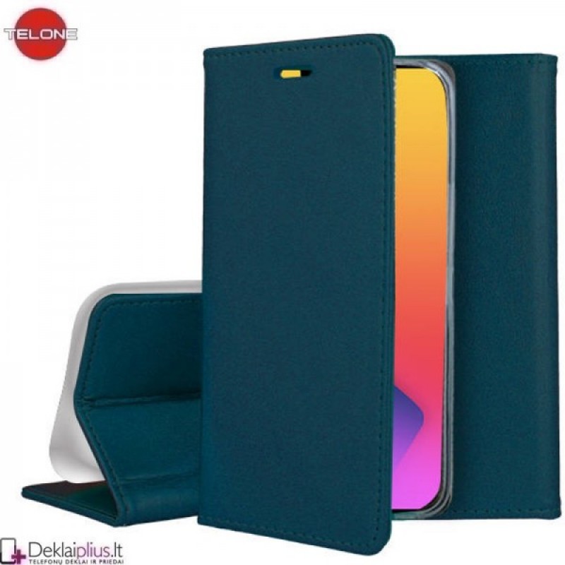Telone dirbtinos odos dėklas - žalias (Apple Iphone 15 Plus) Telone dirbtinos odos dėklas - žalias (Apple Iphone 15 Plus)